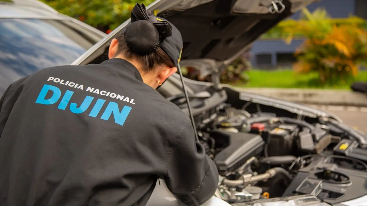 Venta de carros, revisión de la Dijín